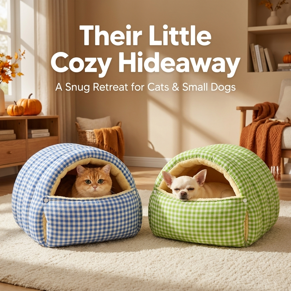 CozyNest™ Pet Cave Bed