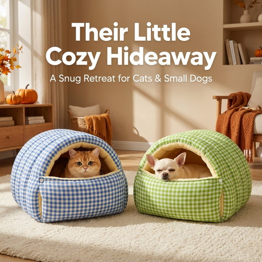 CozyNest™ Pet Cave Bed