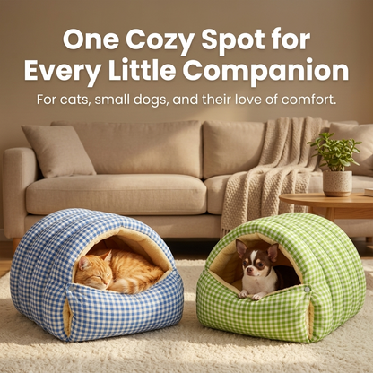 CozyNest™ Pet Cave Bed